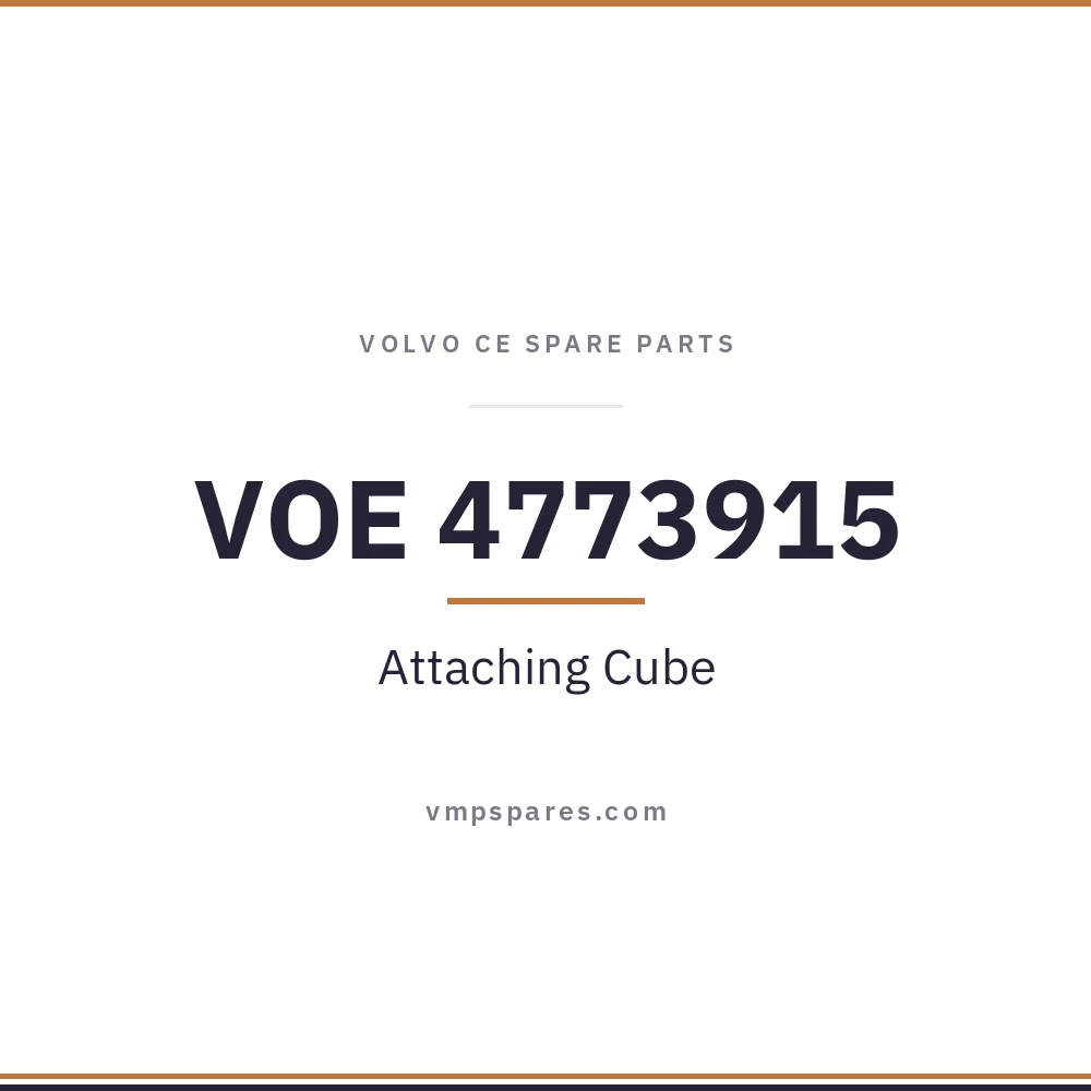 VOE 4773915 – Attaching Cube
