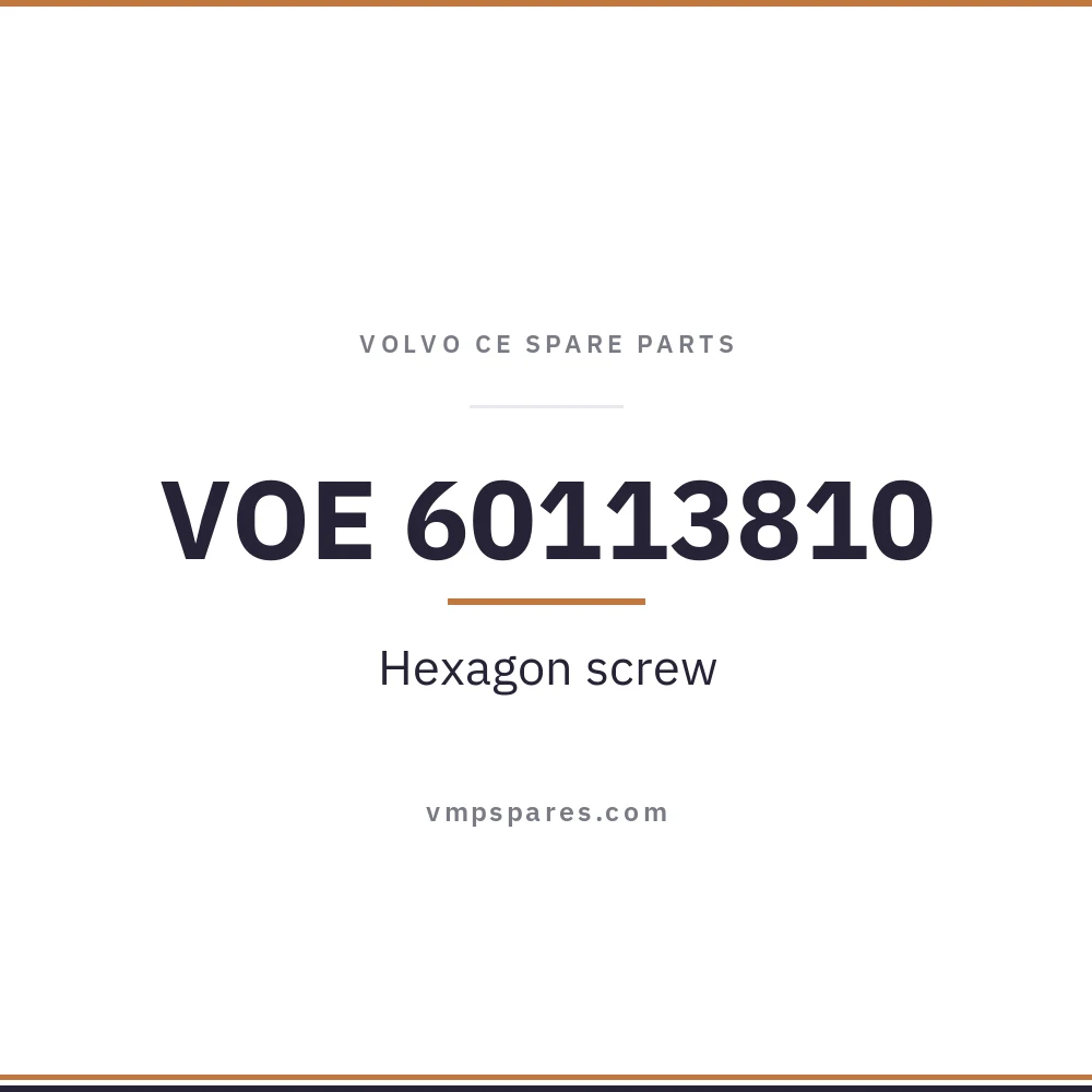 VOE 60113810 – Hexagon screw