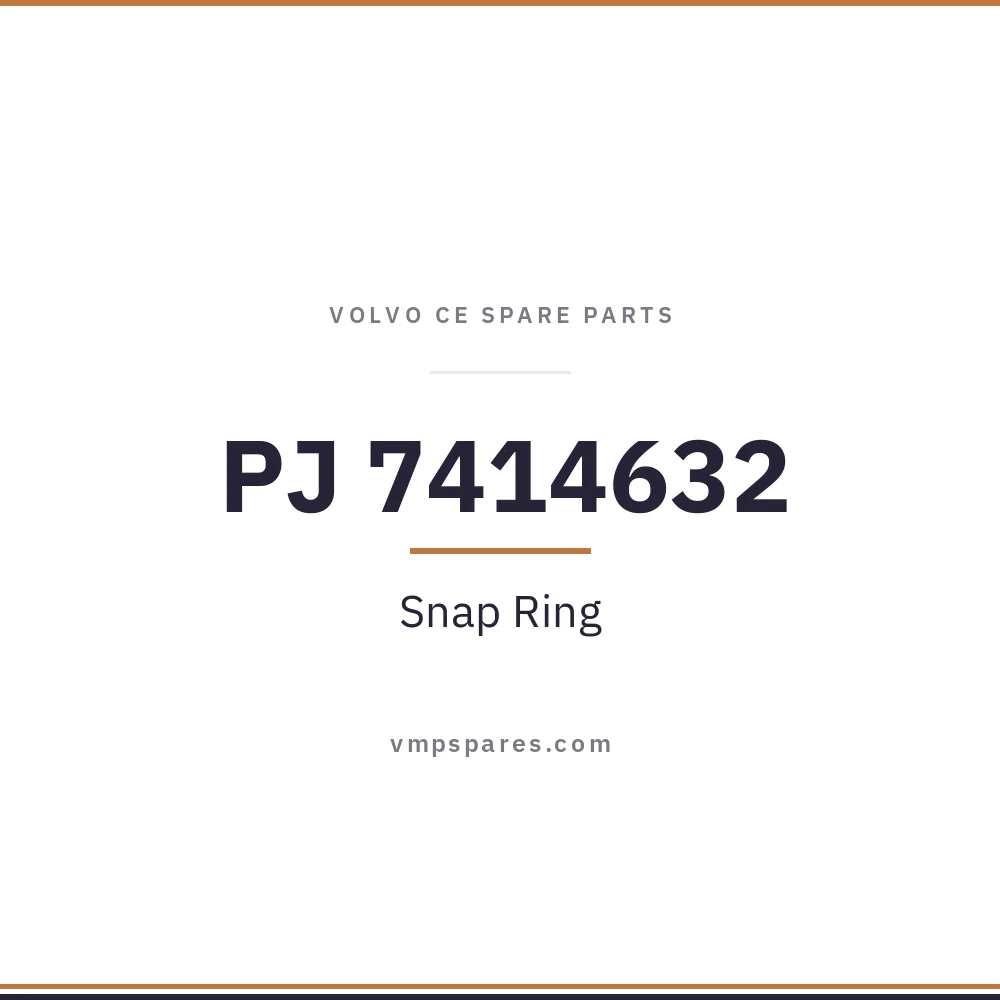 PJ 7414632 – Snap Ring