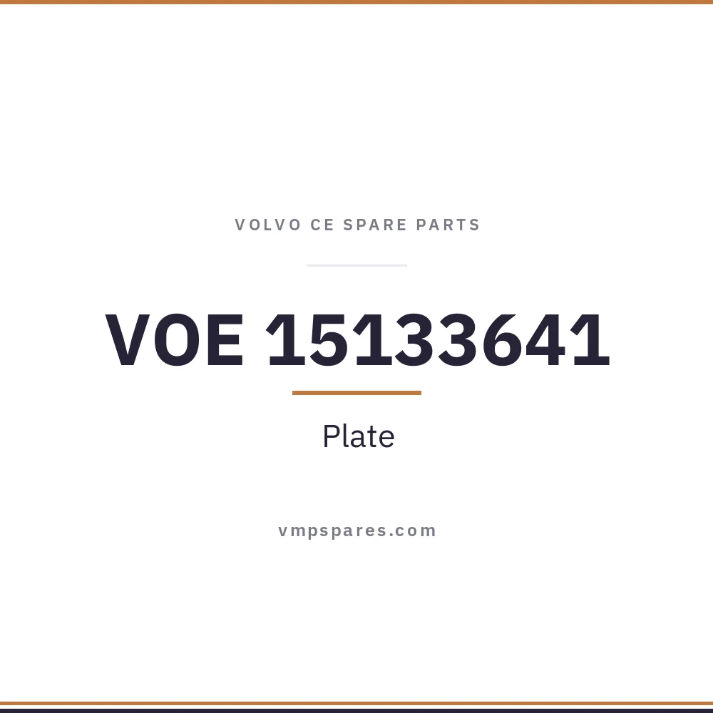 VOE 15133641 – Plate