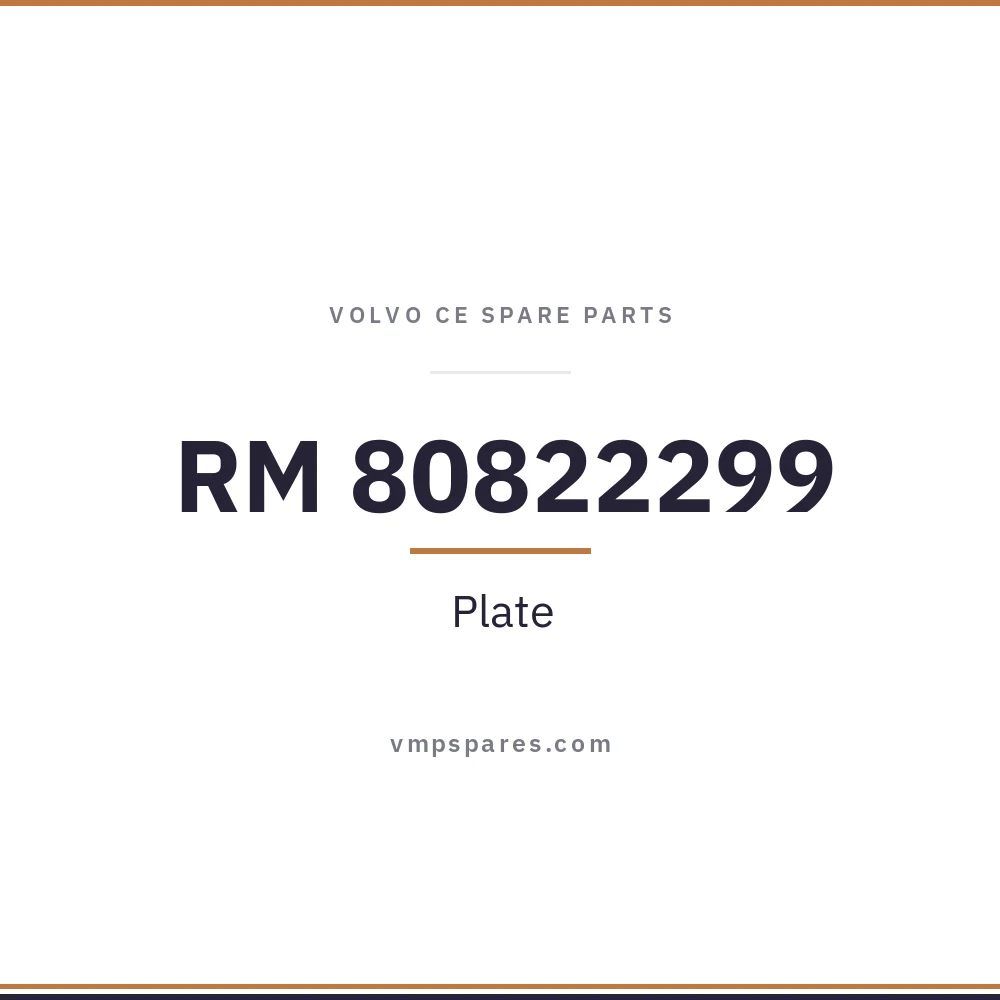 RM 80822299 – Plate