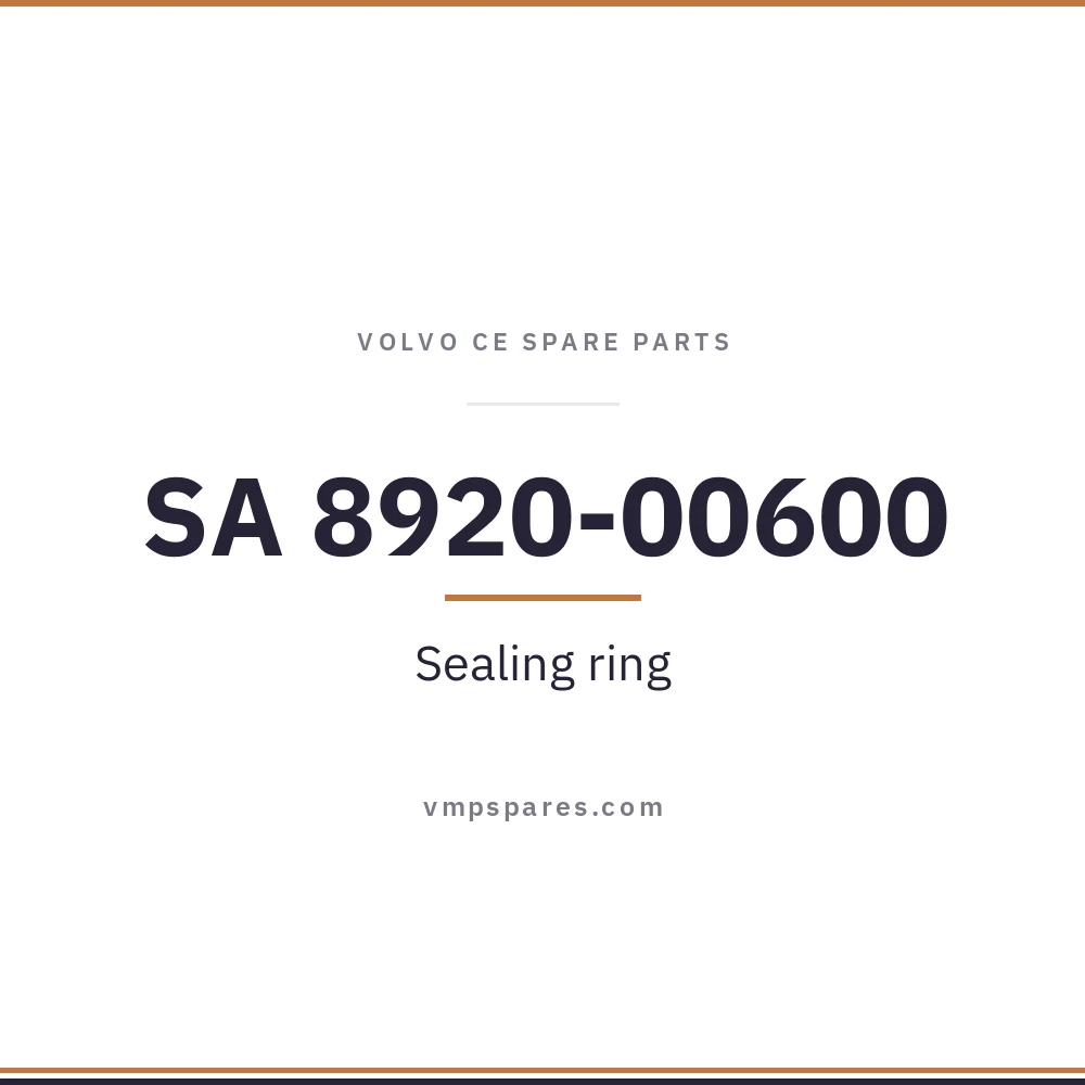 SA 8920-00600 – Sealing ring