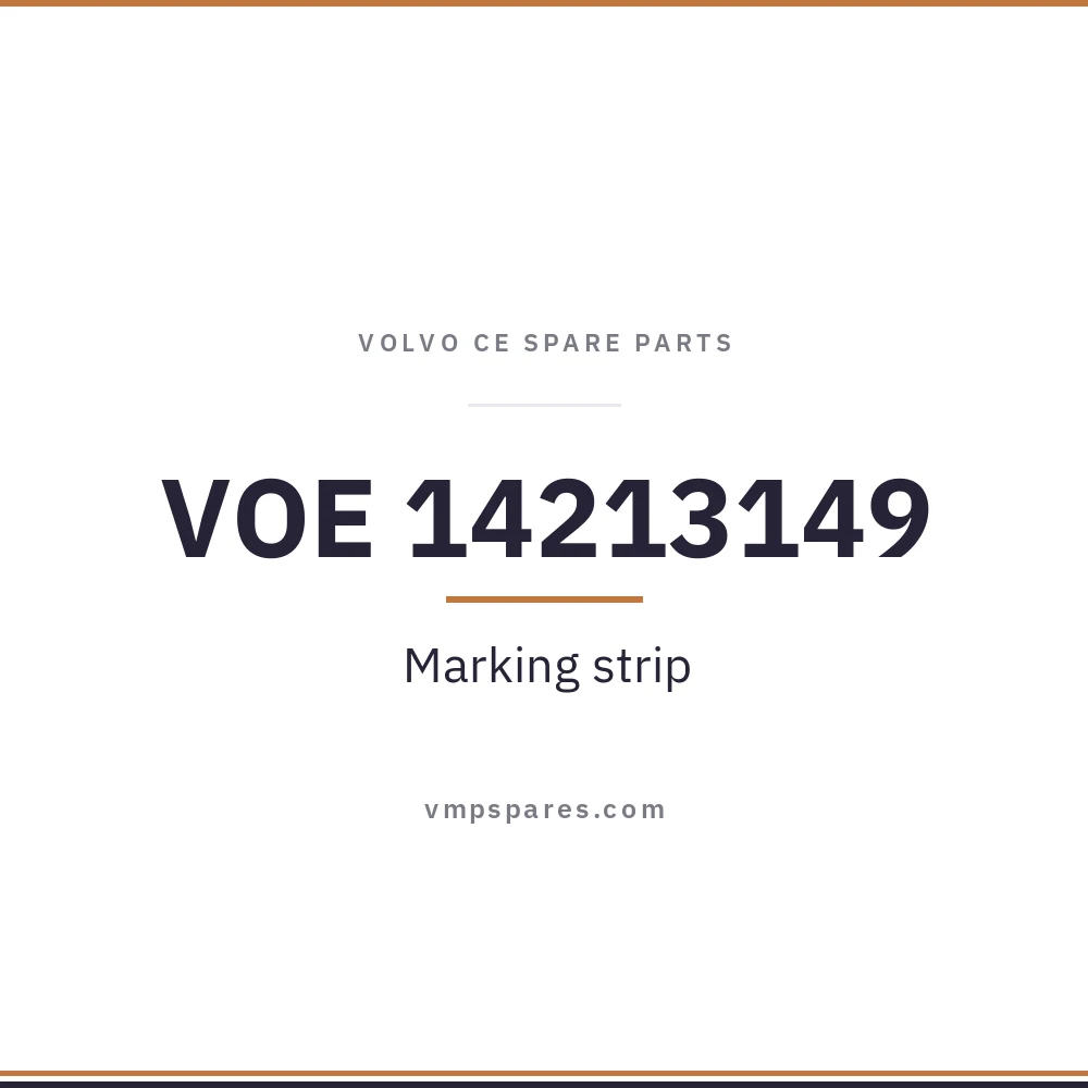 VOE 14213149 – Marking strip