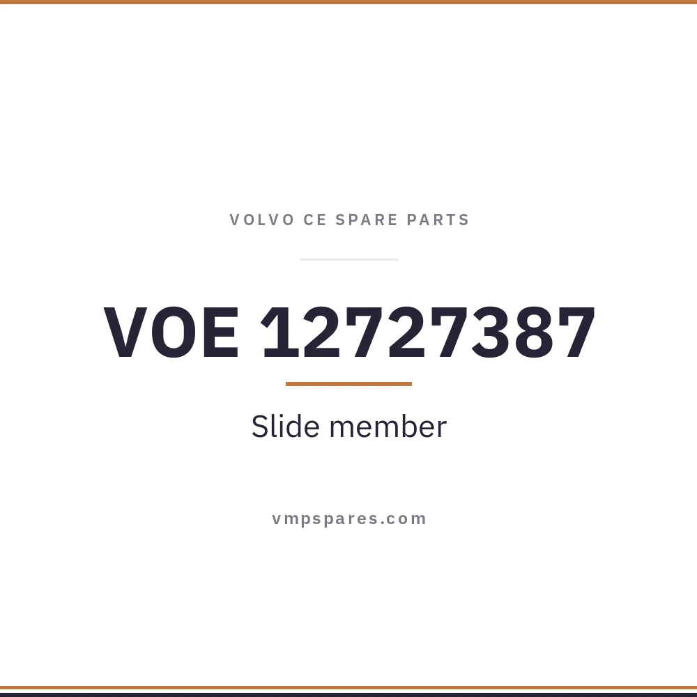 VOE 12727387 – Slide member