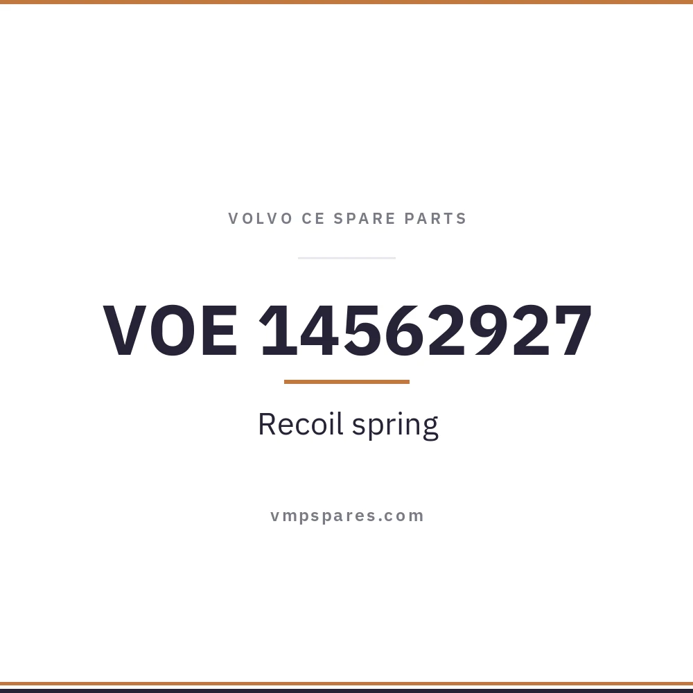 VOE 14562927 – Recoil spring
