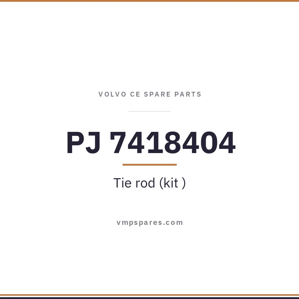 PJ 7418404 – Tie rod (kit )