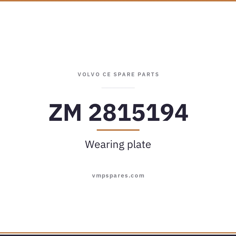 ZM 2815194 – Wearing plate