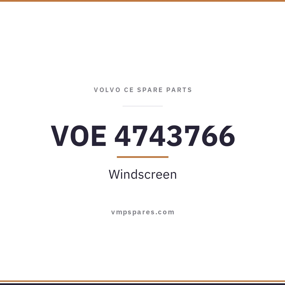 VOE 4743766 – Windscreen