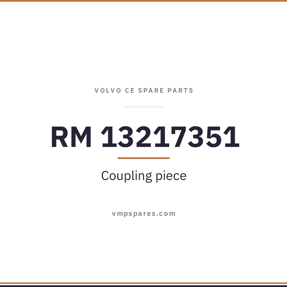 RM 13217351 – Coupling piece