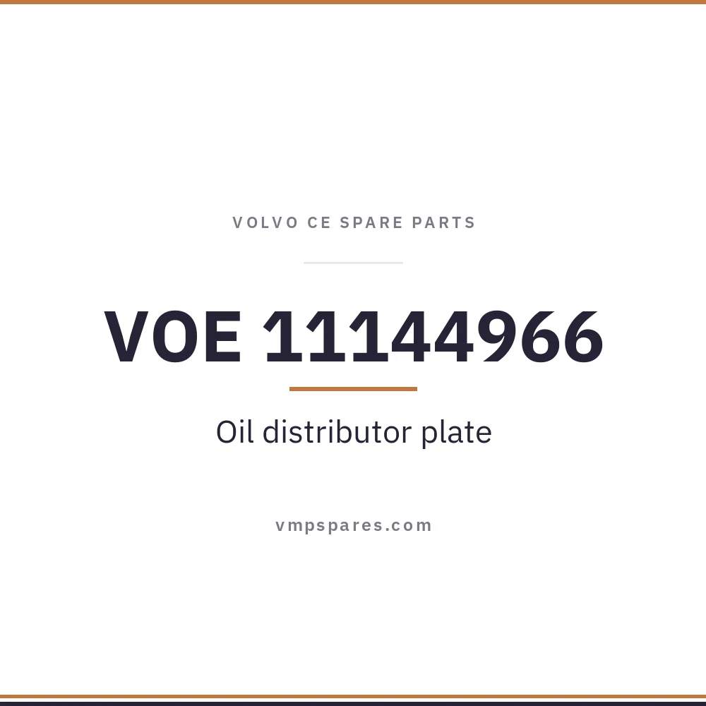 VOE 11144966 – Oil distributor plate