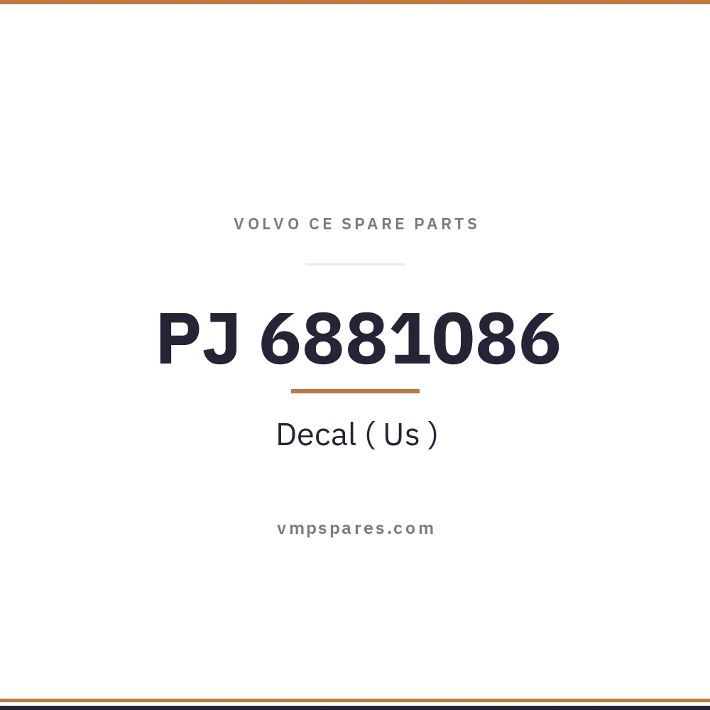 PJ 6881086 – Decal ( Us )