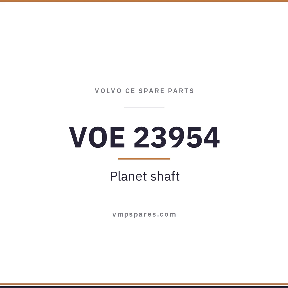 VOE 23954 – Planet shaft