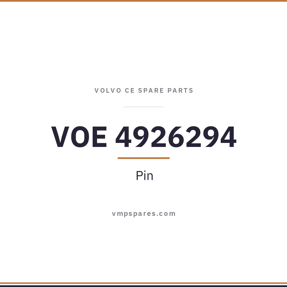 VOE 4926294 – Pin