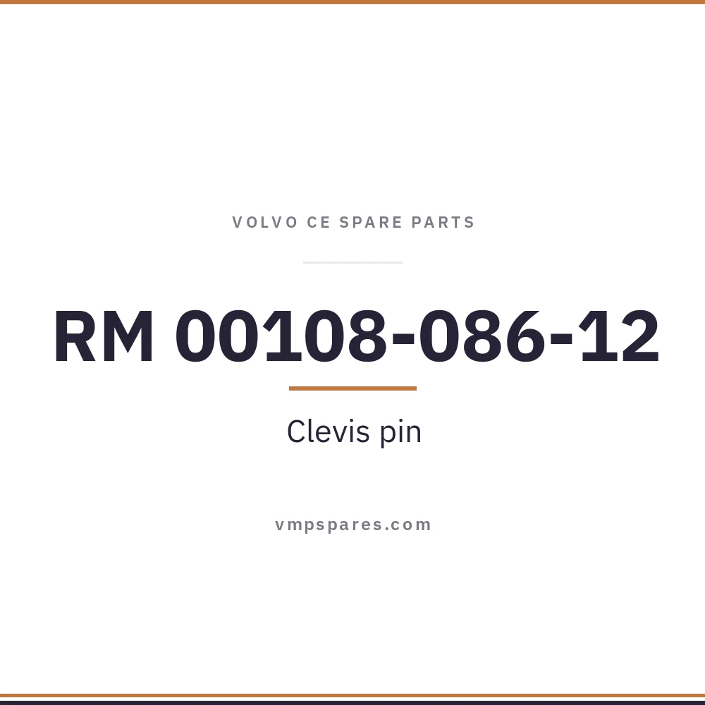 RM 00108-086-12 – Clevis pin