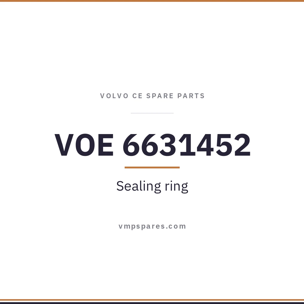 VOE 6631452 – Sealing ring