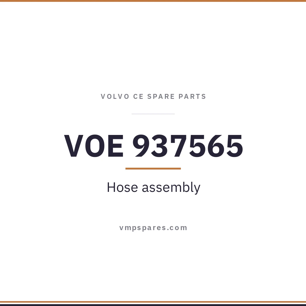 VOE 937565 – Hose assembly