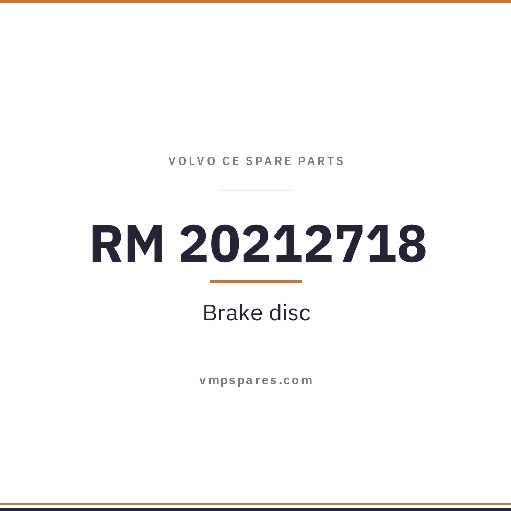 RM 20212718 – Brake disc