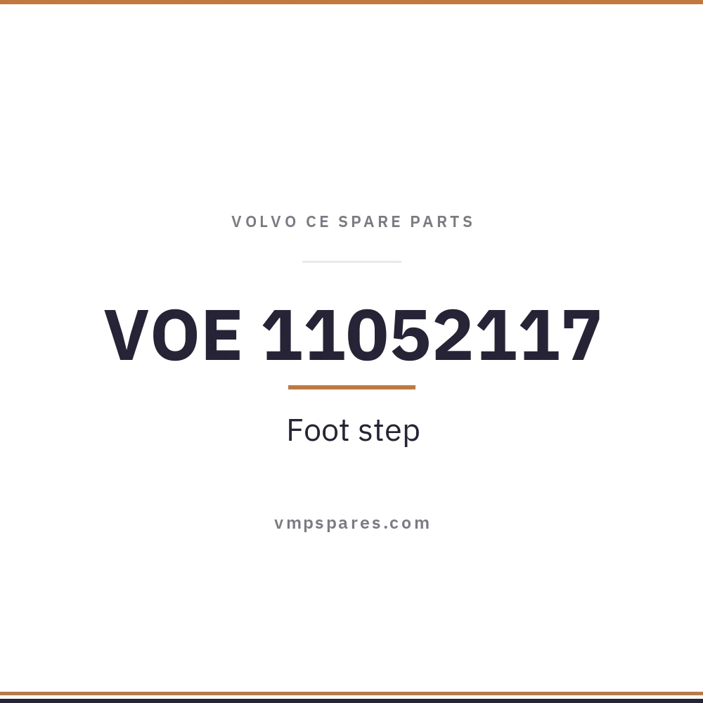 VOE 11052117 – Foot step