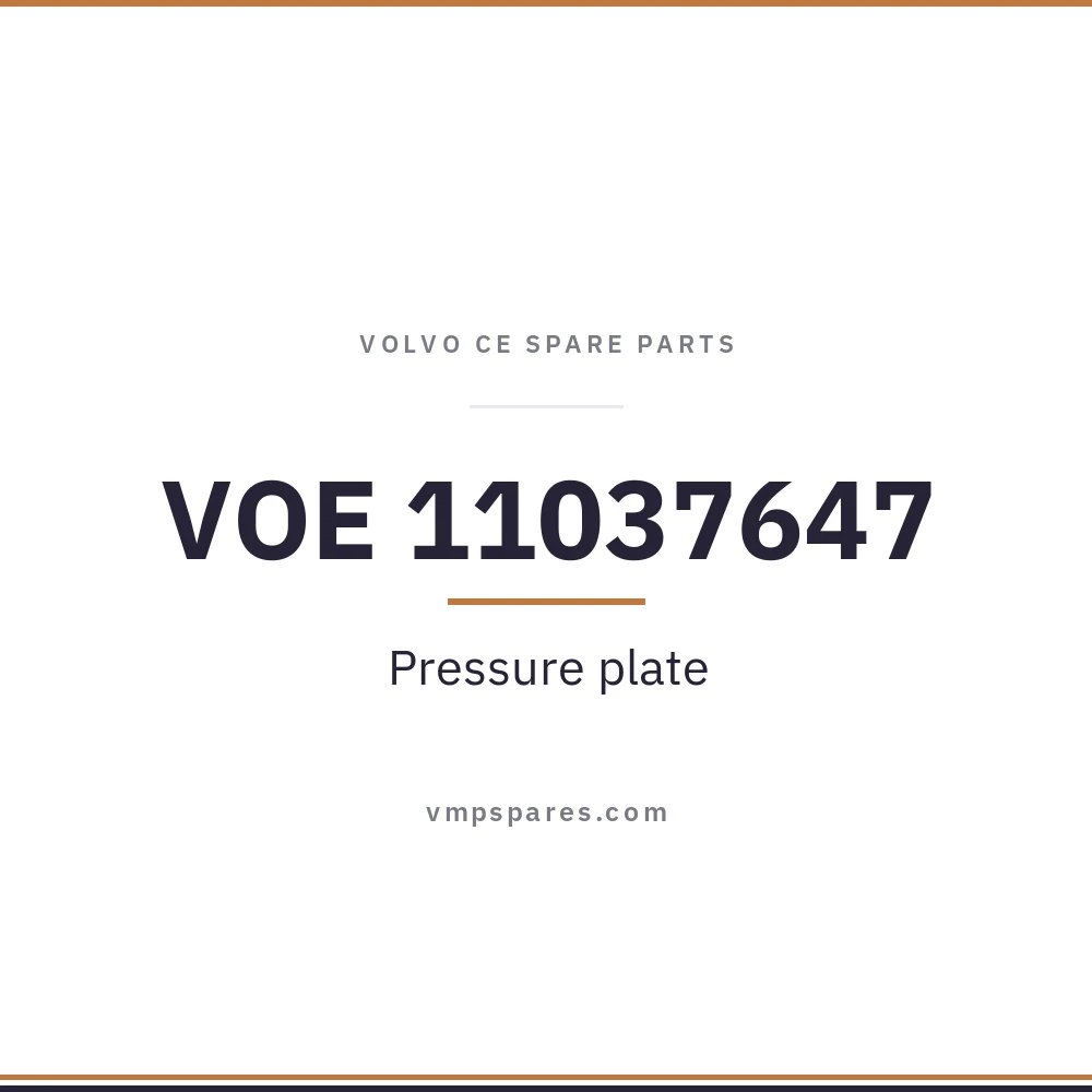 VOE 11037647 – Pressure plate