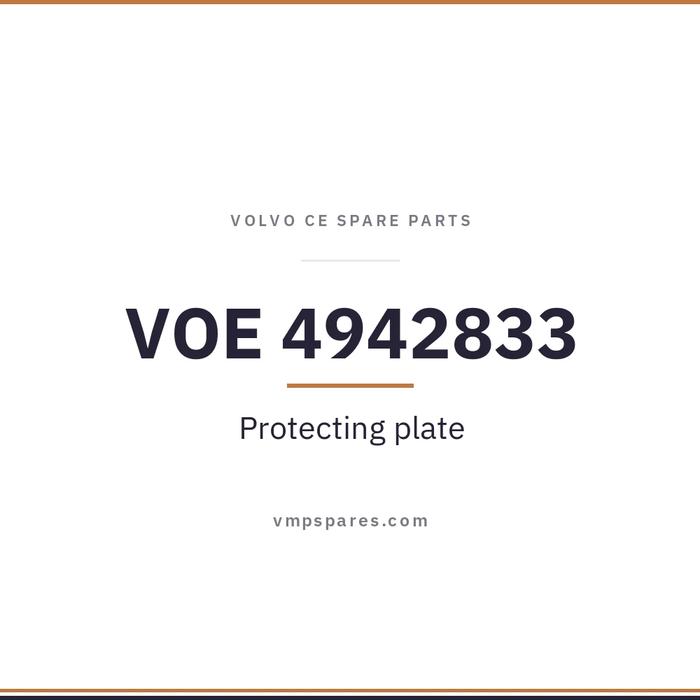 VOE 4942833 – Protecting plate