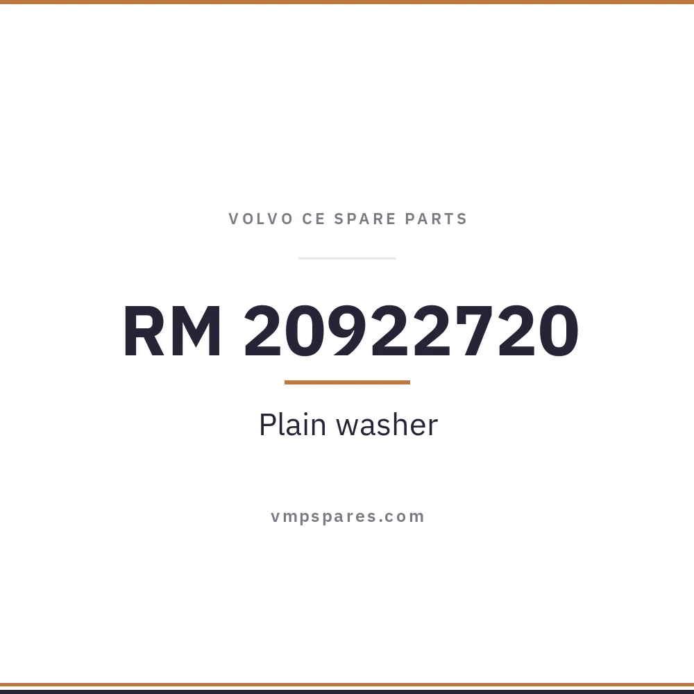 RM 20922720 – Plain washer