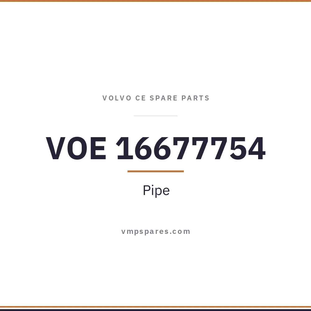 VOE 16677754 – Pipe