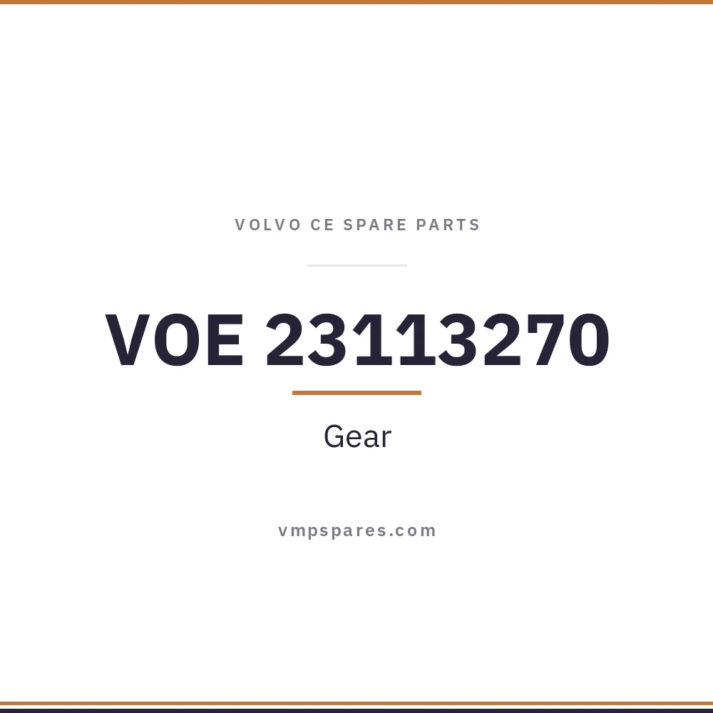 VOE 23113270 – Gear
