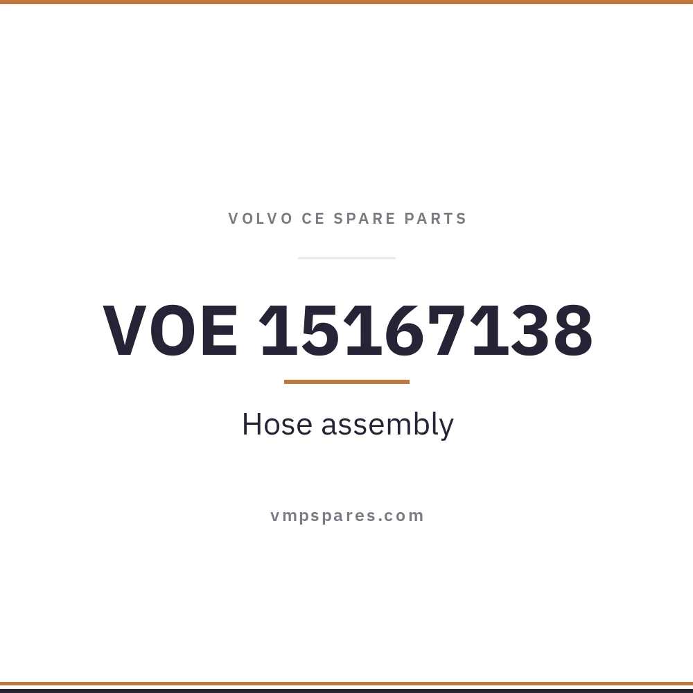 VOE 15167138 – Hose assembly