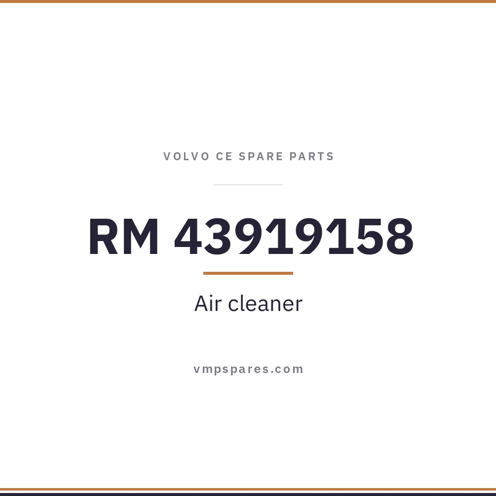 RM 43919158 – Air cleaner