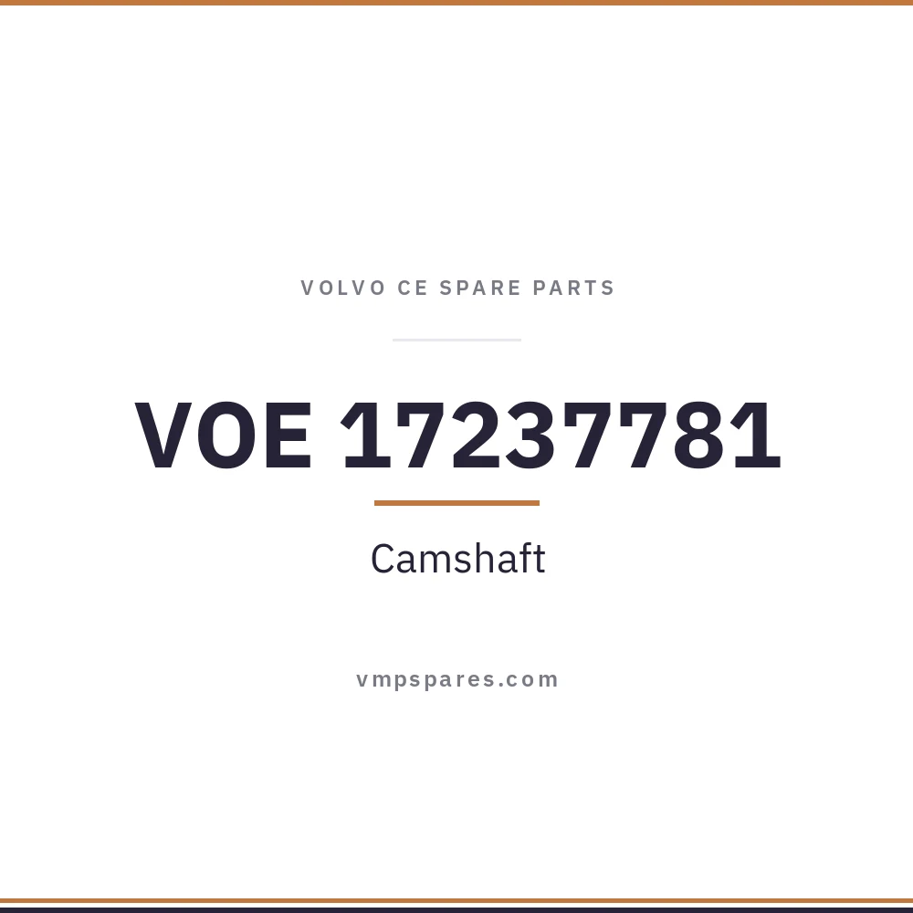 VOE 17237781 – Camshaft