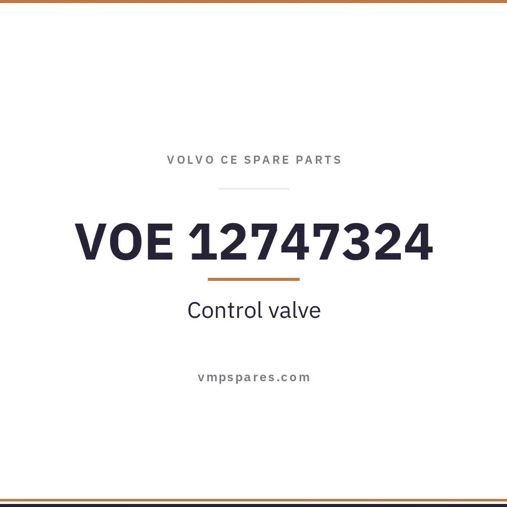 VOE 12747324 – Control valve