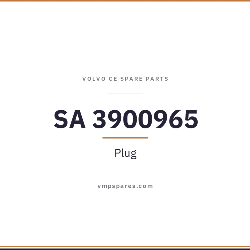 SA 3900965 – Plug