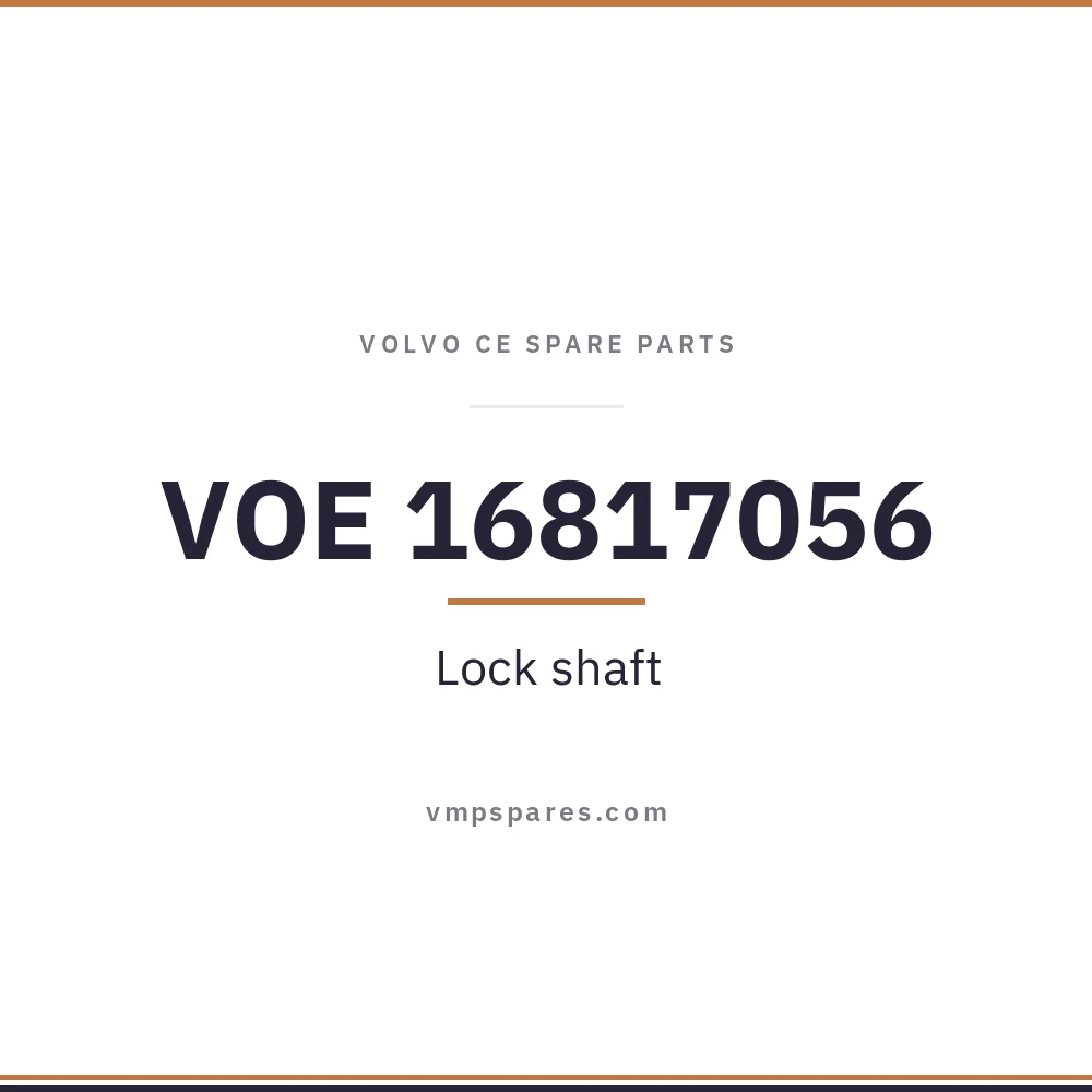 VOE 16817056 – Lock shaft