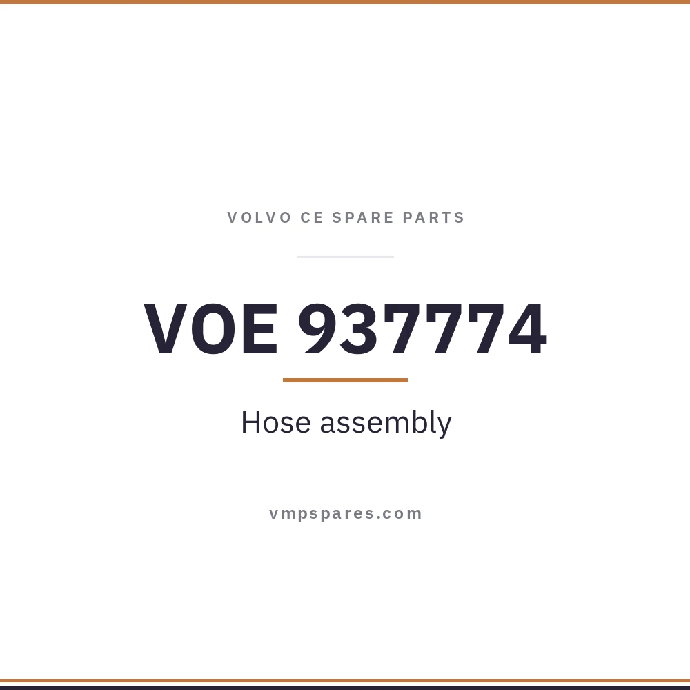 VOE 937774 – Hose assembly
