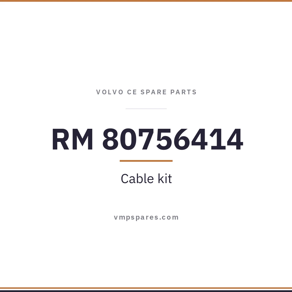 RM 80756414 – Cable kit