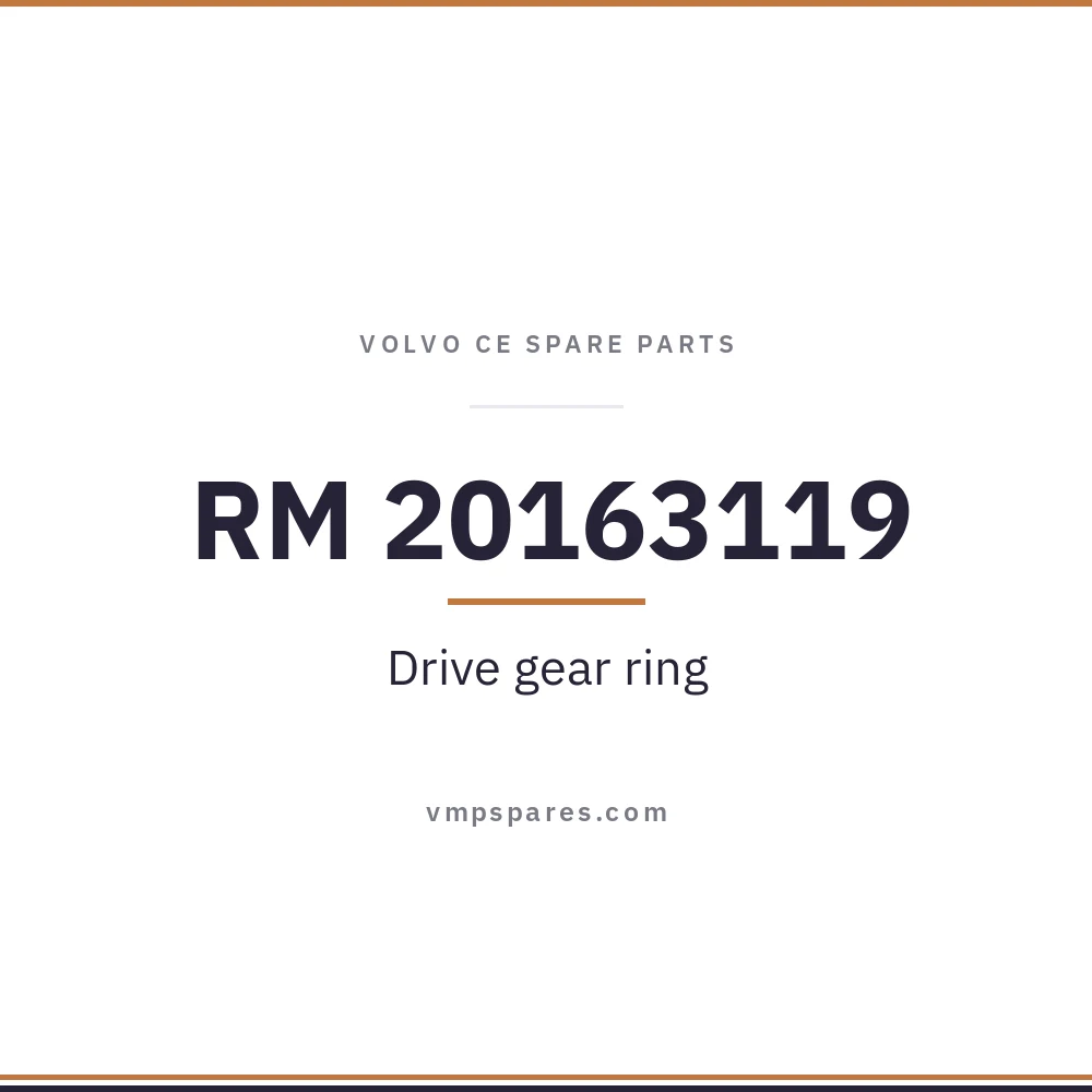 RM 20163119 – Drive gear ring
