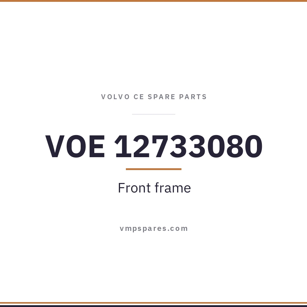 VOE 12733080 – Front frame