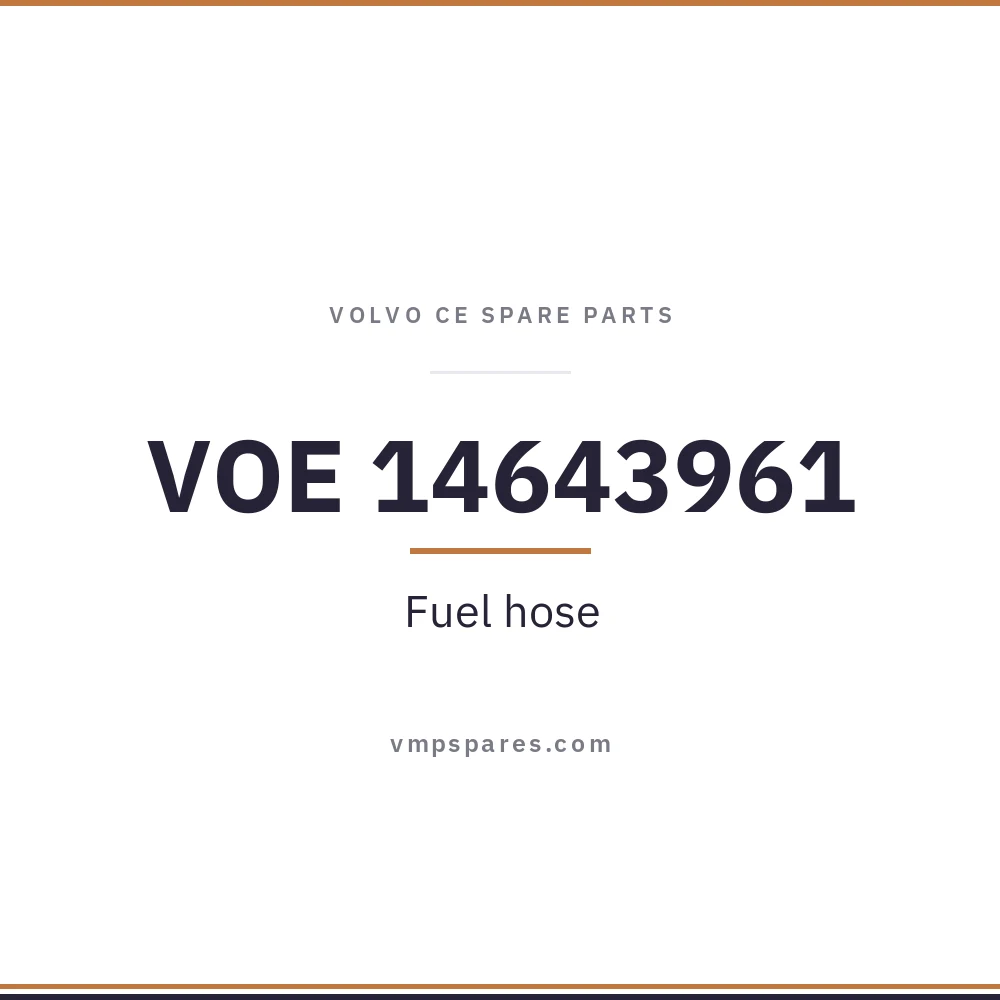 VOE 14643961 – Fuel hose