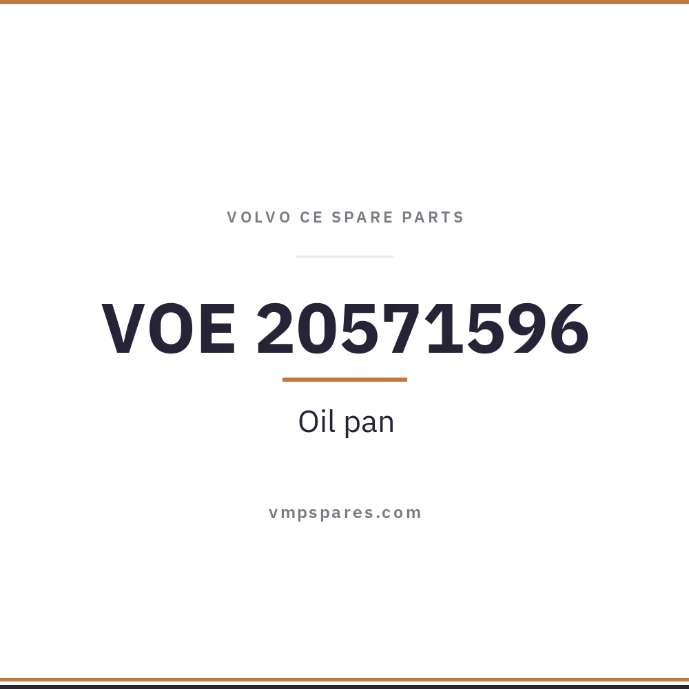 VOE 20571596 – Oil pan