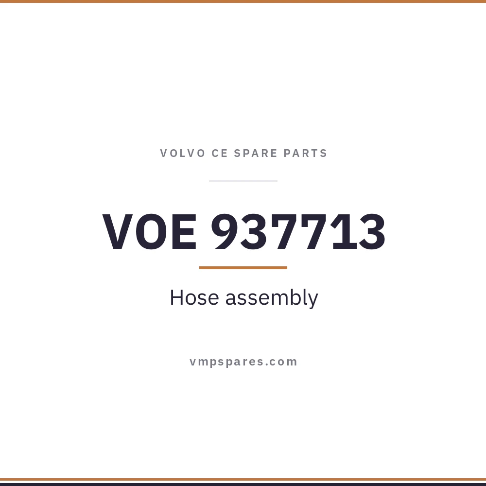 VOE 937713 – Hose assembly