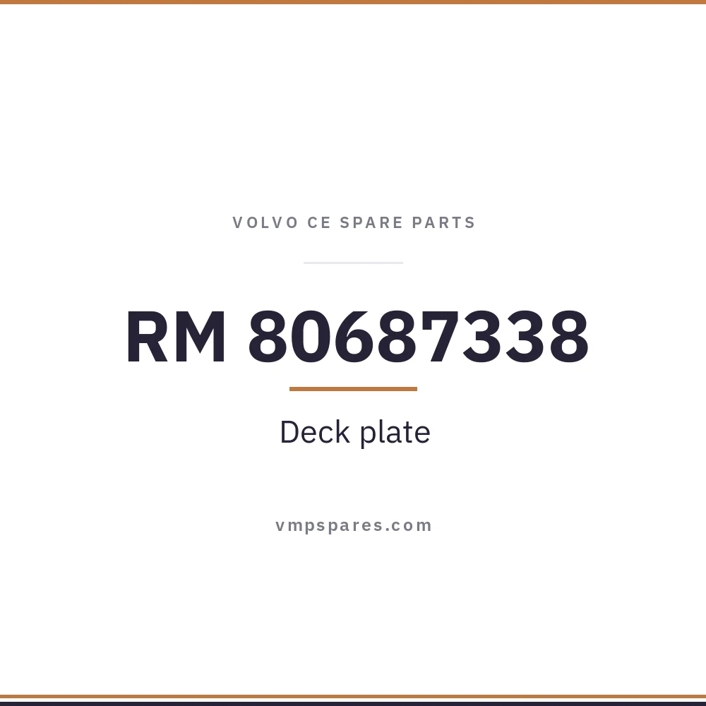 RM 80687338 – Deck plate