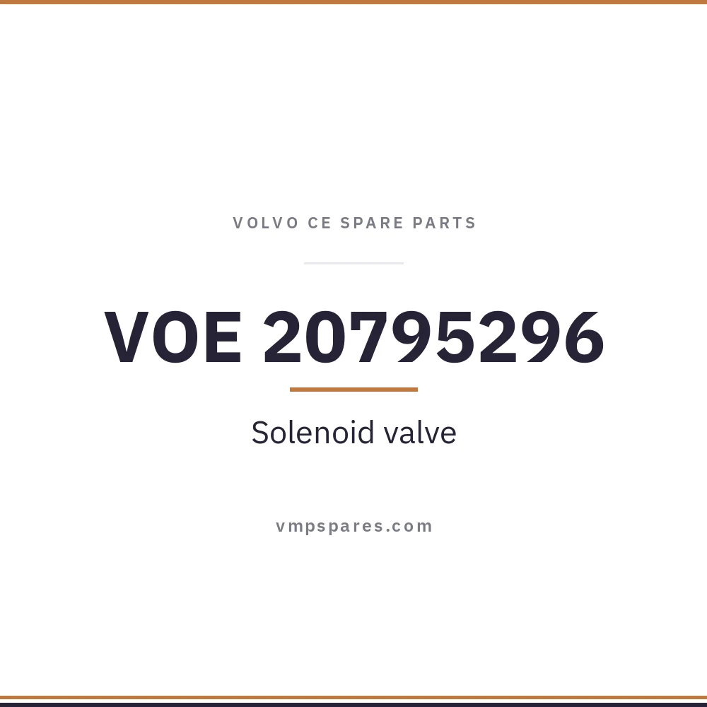 VOE 20795296 – Solenoid valve
