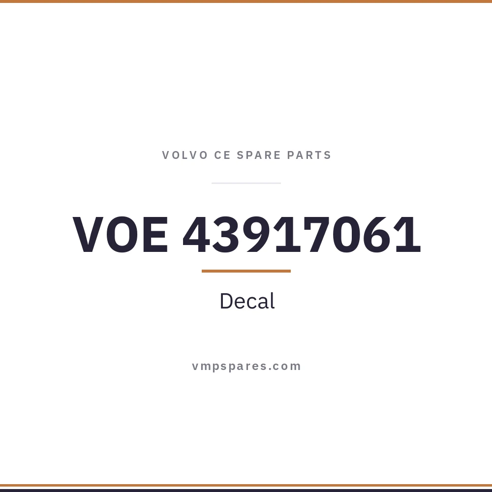 VOE 43917061 – Decal