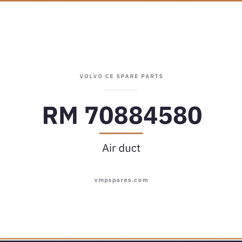 RM 70884580 – Air duct