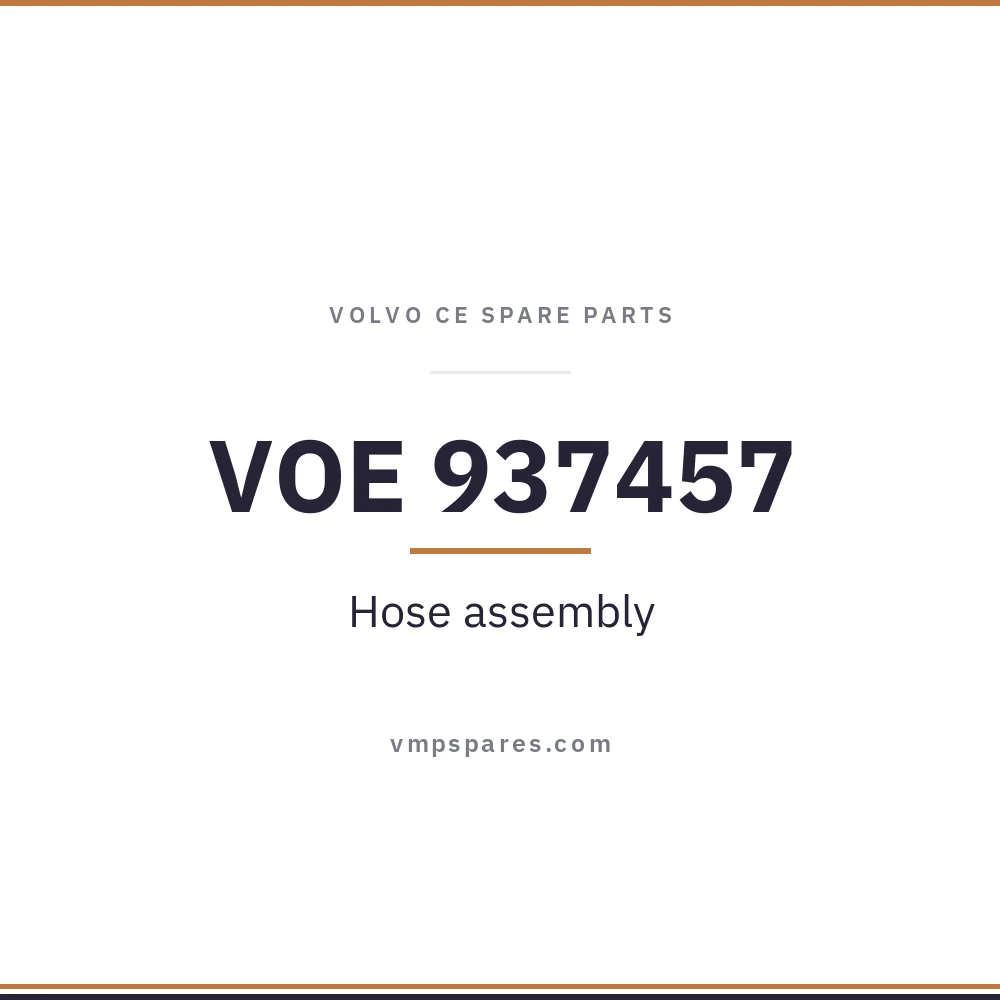 VOE 937457 – Hose assembly