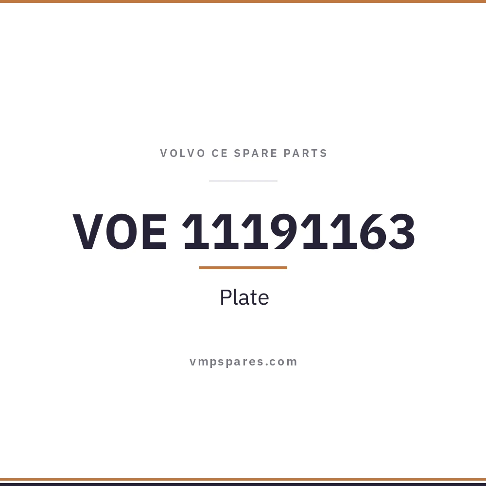 VOE 11191163 – Plate