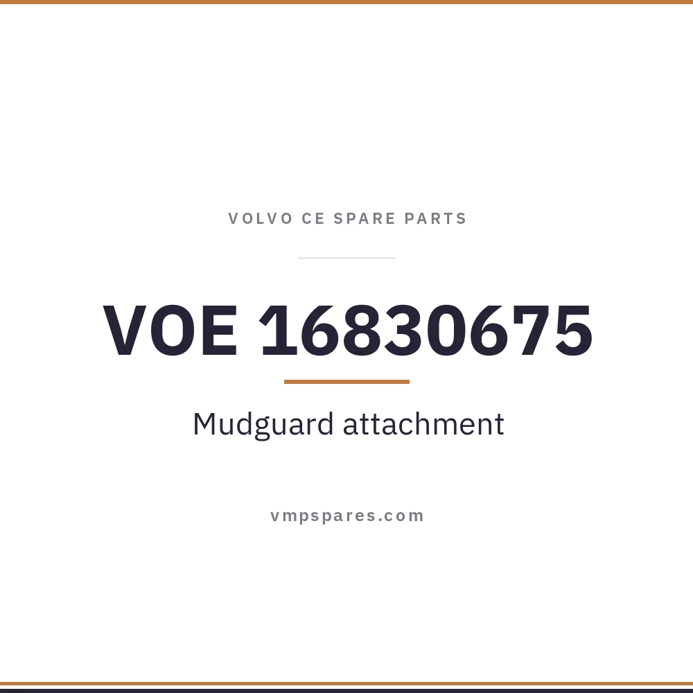 VOE 16830675 – Mudguard attachment