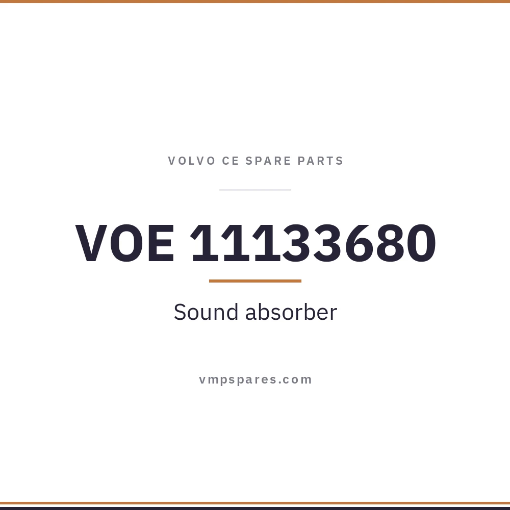 VOE 11133680 – Sound absorber