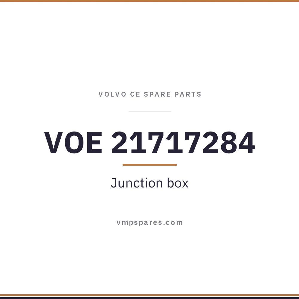 VOE 21717284 – Junction box