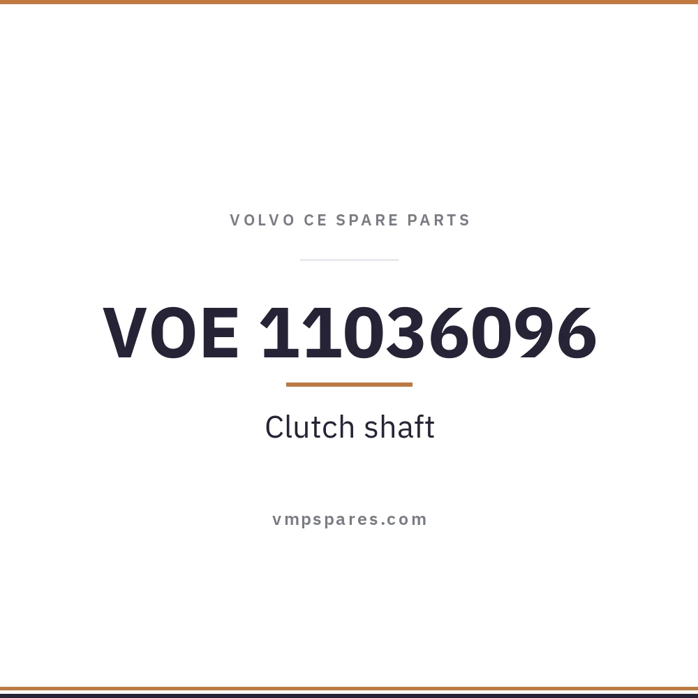 VOE 11036096 – Clutch shaft